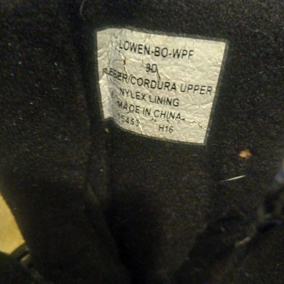 Polo Ralph Lauren Men\'s Black Rubber & Cordura Waterproof Snow Boots Size 9D main image 5